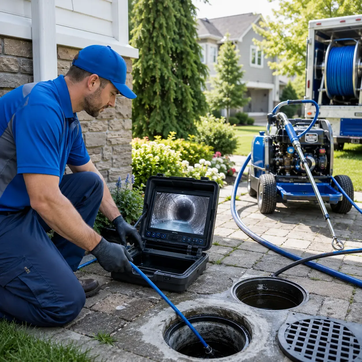 Outdoor drain cleaning professionals serving Parkersburg, IA